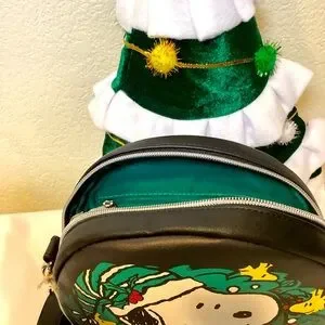 Loungefly | Bags | Peanuts Snoopy Holiday Wreath Loungefly Crossbody ...
